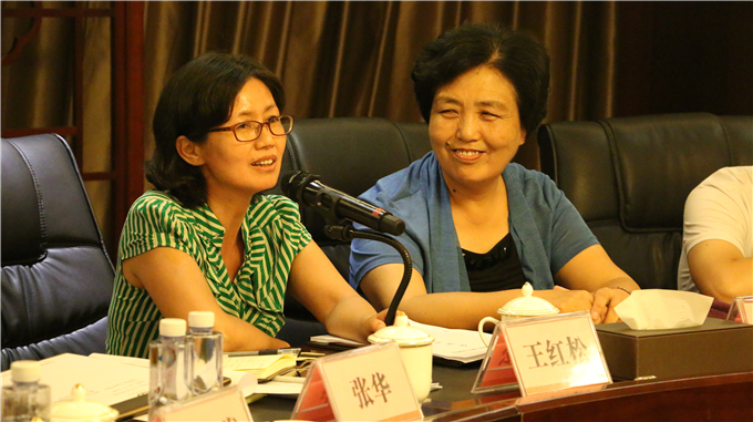 省厅助学中心副调研员王红松讲话