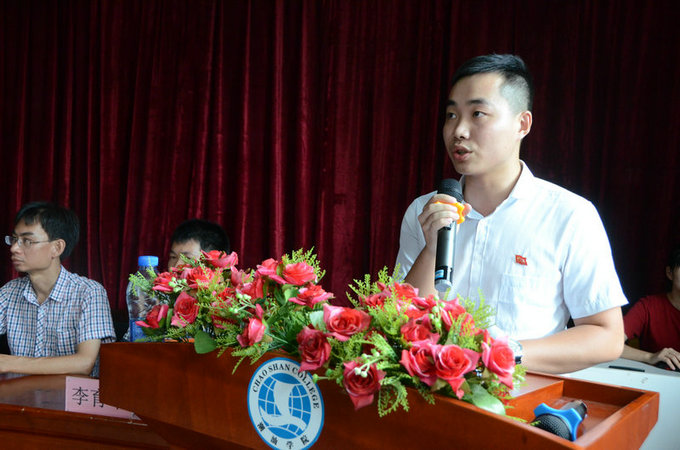 优秀毕业生连润宾发言