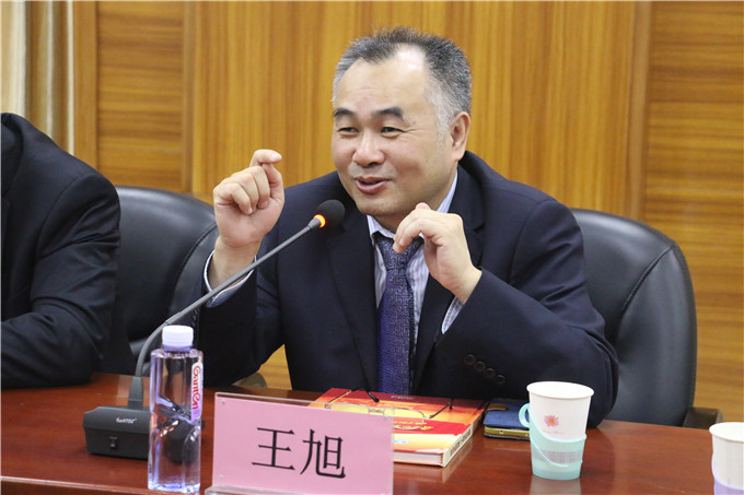 新西兰教育交流学院董事长王旭先生讲话